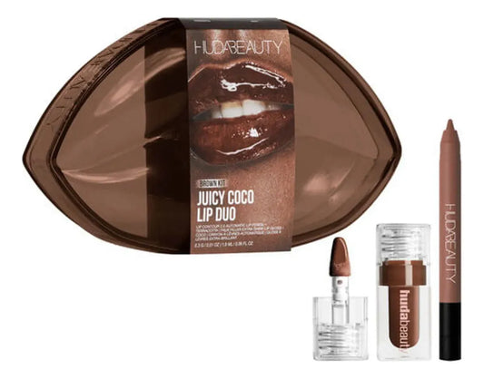 Kit De Labios | Juicy Coco Lip Duo | Huda Beauty | Lip Combo
